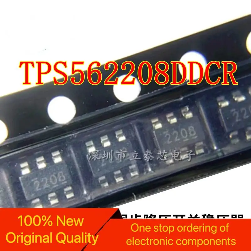 【10PCS】TPS562208DDCR screen printing 2208 SOT23-6 synchronous step-down DC-DC switch regulator IC chip