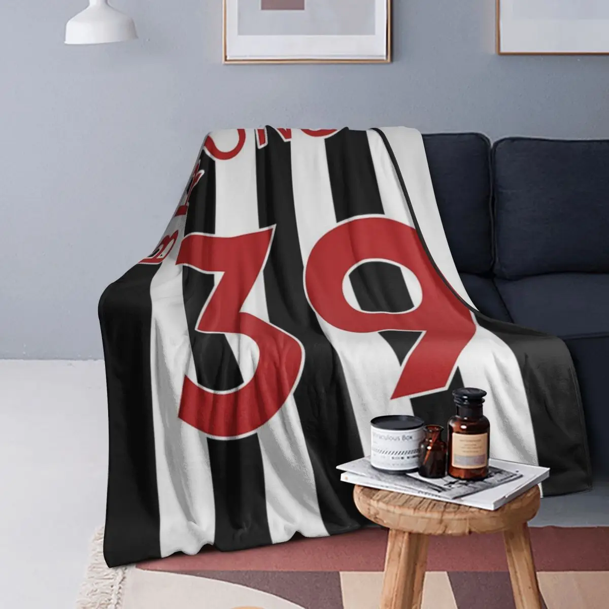 برونو Guimaraes 39 NEWCASTLE البطانيات لينة الدافئة الفانيلا رمي غطاء بطانية للسرير غرفة المعيشة نزهة السفر أريكة المنزل