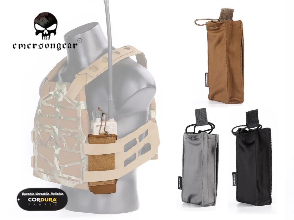 

Emersongear-Precision Radio Pouch for SS Shell, Ultralight FAC Tactical Vest, Talkie Molle, EM9056