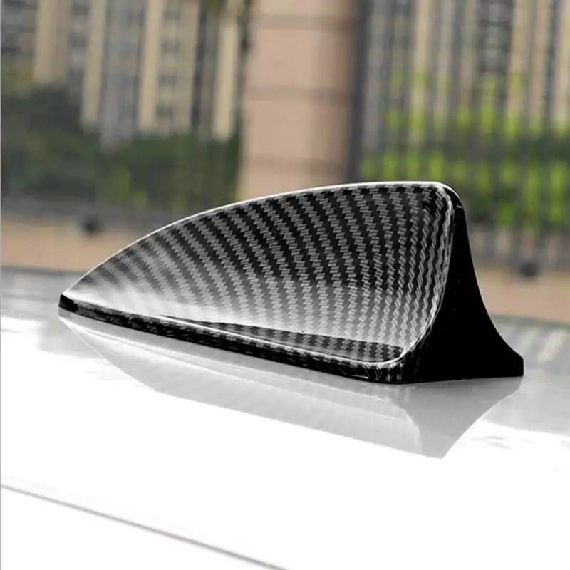 Universal Shark Fin Car Antenna High Quality ABS Material Adhesive Mount Waterproof Roof Decor Signal Booster for Cars