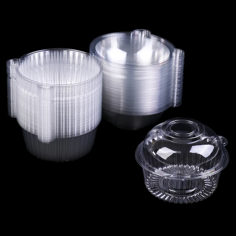 

100Pcs Triangular Sandwich Cheesecake Storage Box Cake Slice Boxes Cupcake Slice Container Square Individual Single Dessert Box