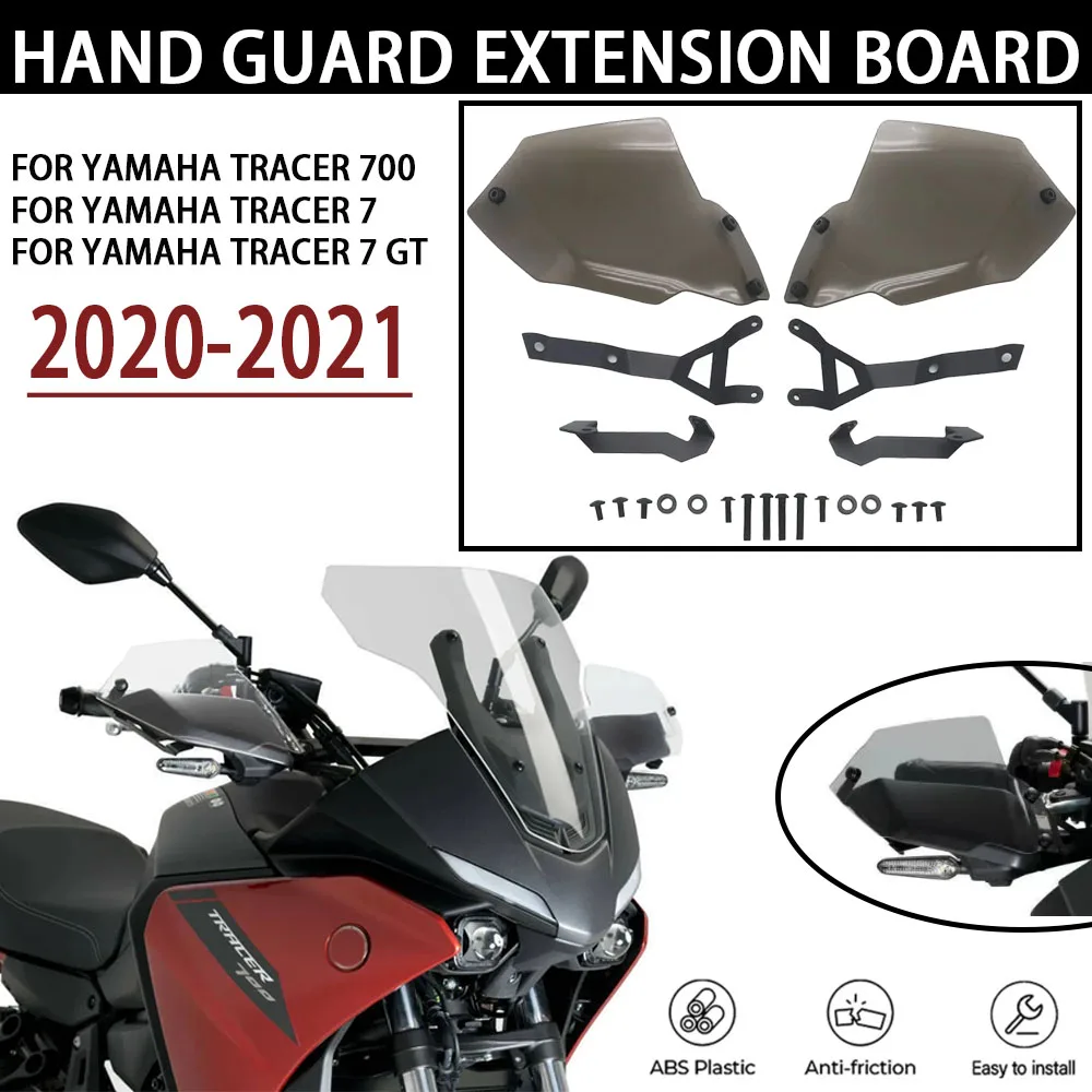 2020 2021 New Motorcycle Handguard Extensions Hand Shield Protector Windshield FOR YAMAHA TRACER 7 GT TRACER 700 TRACER 7