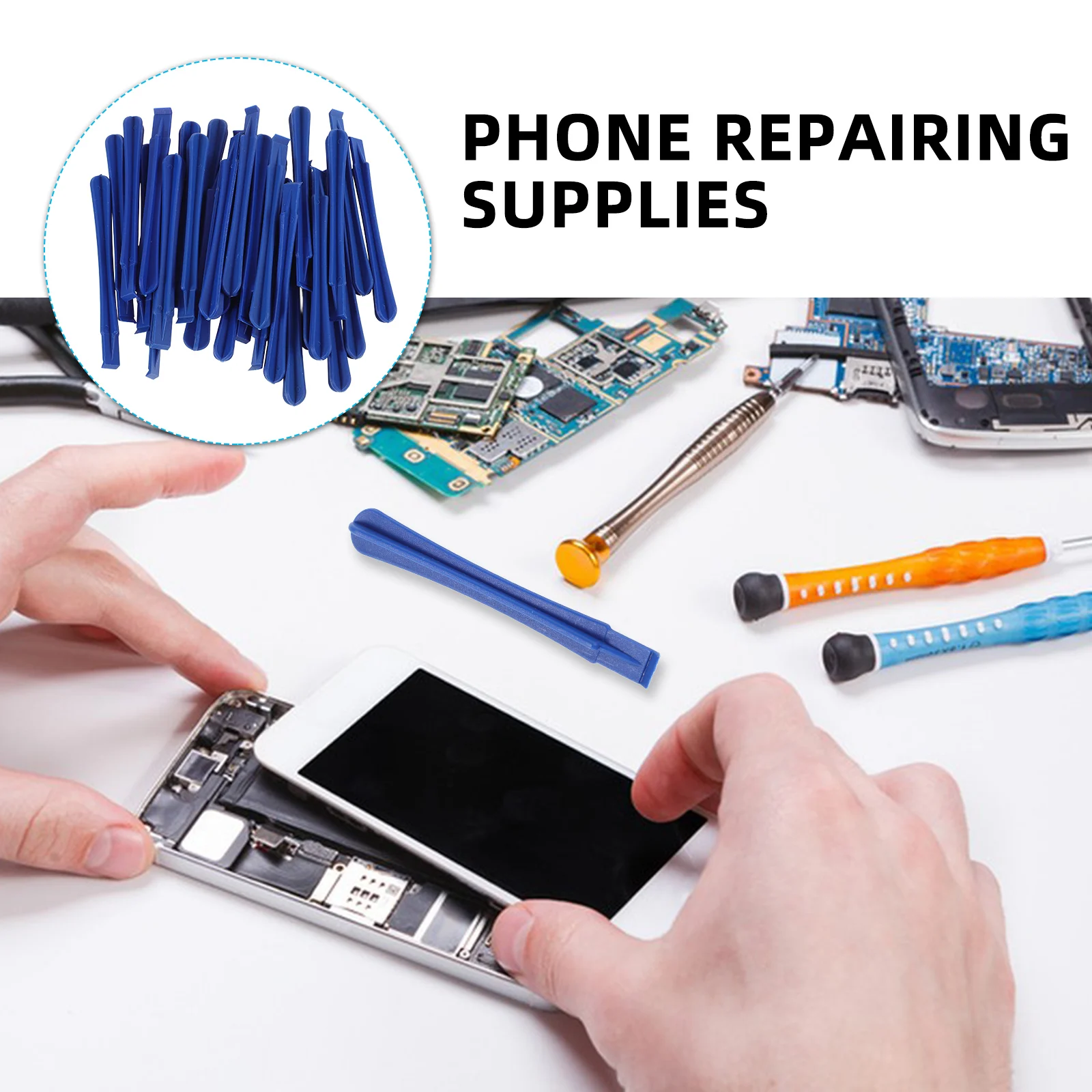 

100pcs Disassembly Stick Plastic Pry Tool for Phone Laptop Repair Kit Square Rods Computer Opening Tools Cellphone Parts Small