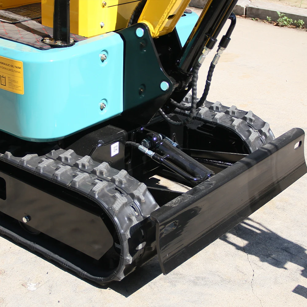 مخزون الولايات المتحدة الأمريكية المخصص 13.5hp 1 طن حفار خندق صغير مع السقف ، مشبك الإبهام الميكانيكي ، شهادة التوافق CE/EPA/EURO5