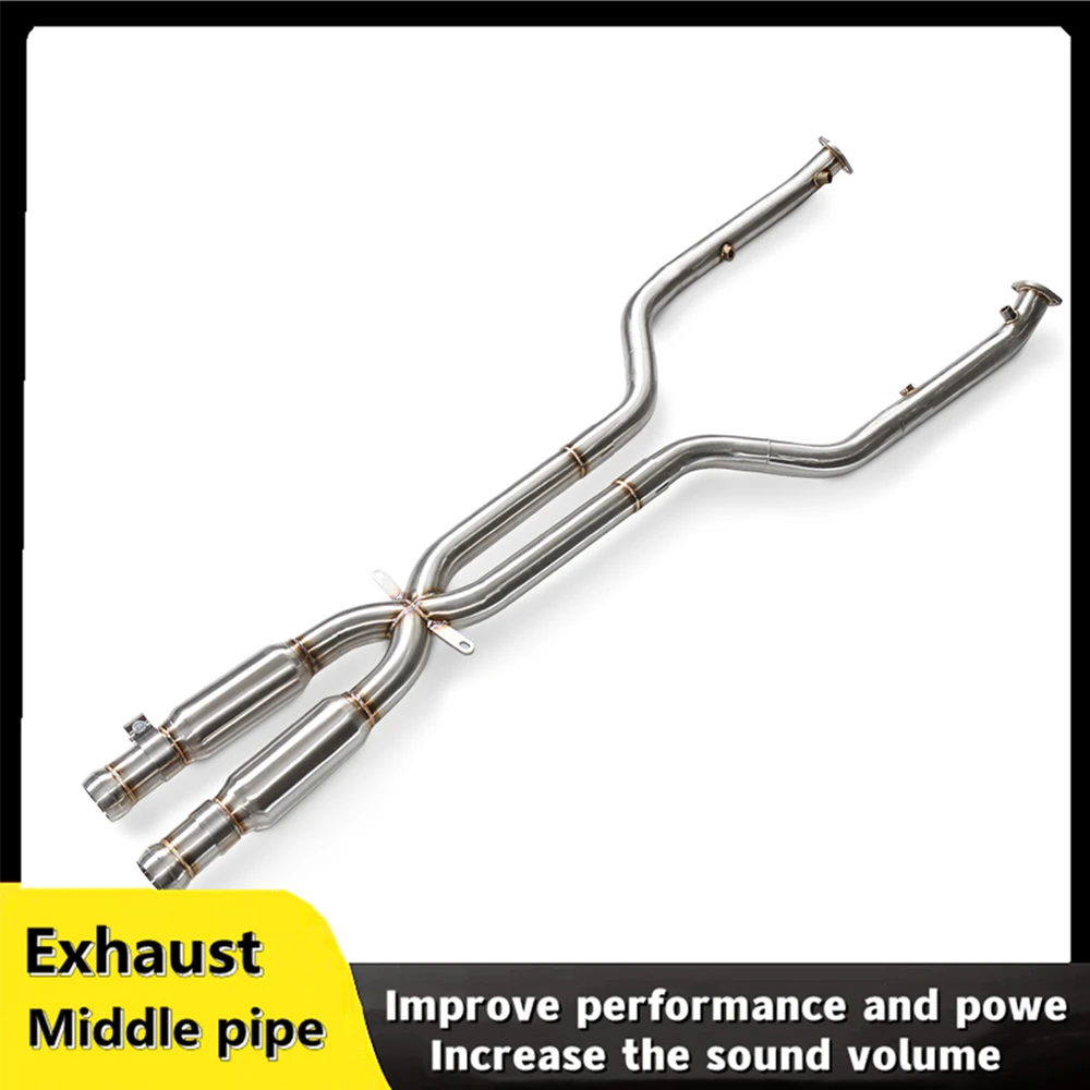 For BMW M3 E90/E92/E93 V8 4.0l 2008-2013 Stainless Steel Mid pipe Muffler Exhaust System Racing Car Escape