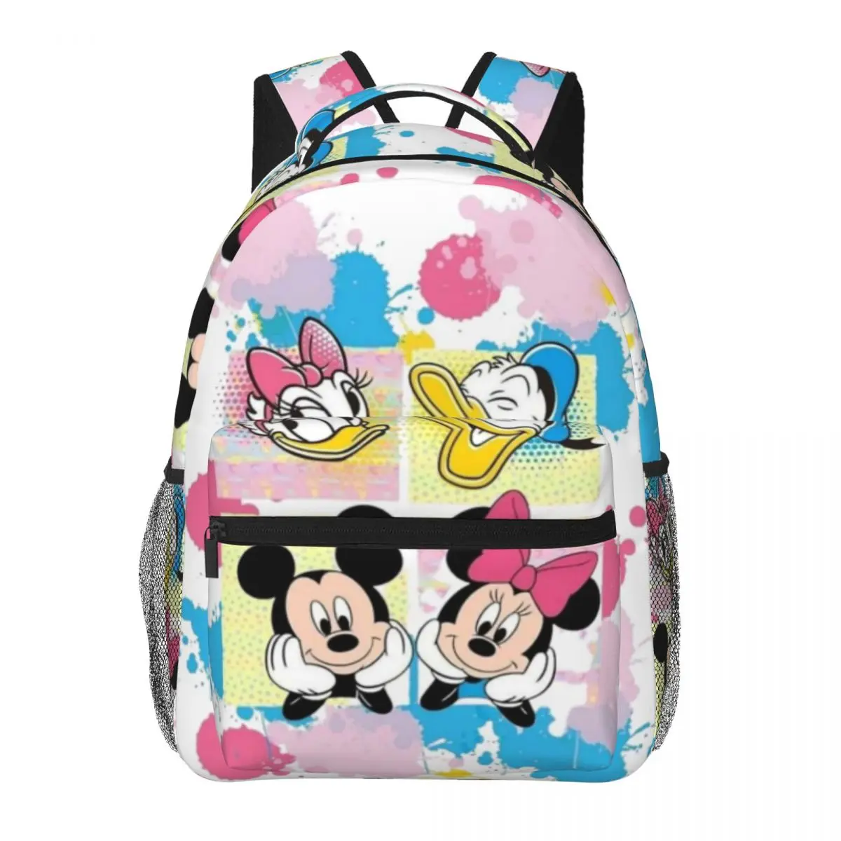 Mickey Mouse New Fashion High Capacity Waterproof College Backpack Trendy Laptop Travel Book Bag 17inch