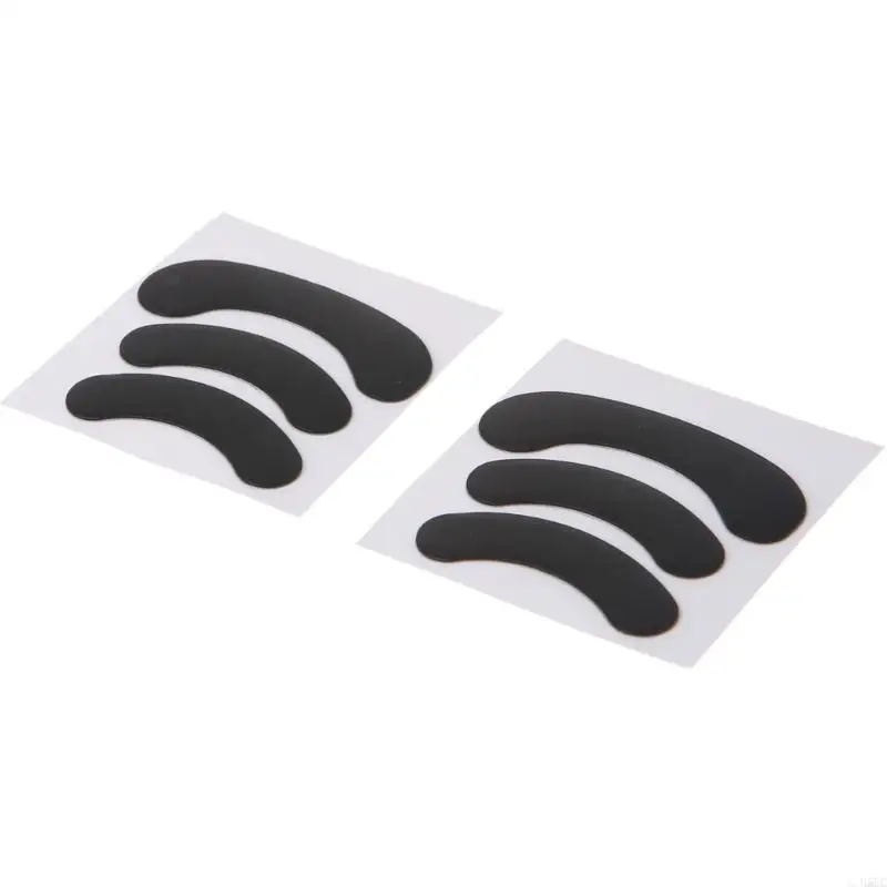 U55C 2 Set Mouse Replacement Accessory Mouse Skates Mouse Feet for Steel series Kana/Kinzu/v2/v3 Mouse Feet Black