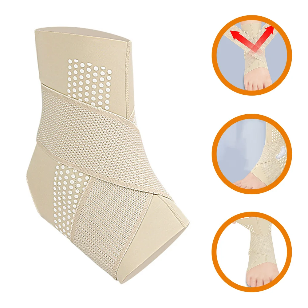 

Built-in Pad Ankle Support Brace for Sprained Brackets Thin Section Wrap Foot Sports Sleeve Man