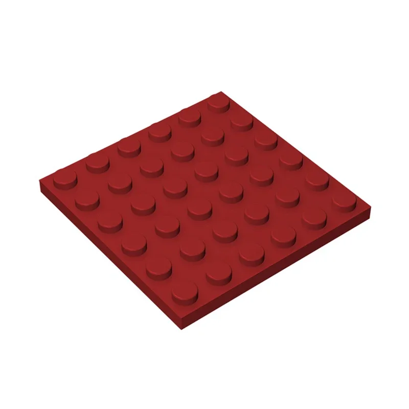 Gobricks 1 peça placa moc 6x6 tijolos compatíveis com modelo 3958 peças de blocos de construção crianças monta quebra-cabeça brinquedos presentes