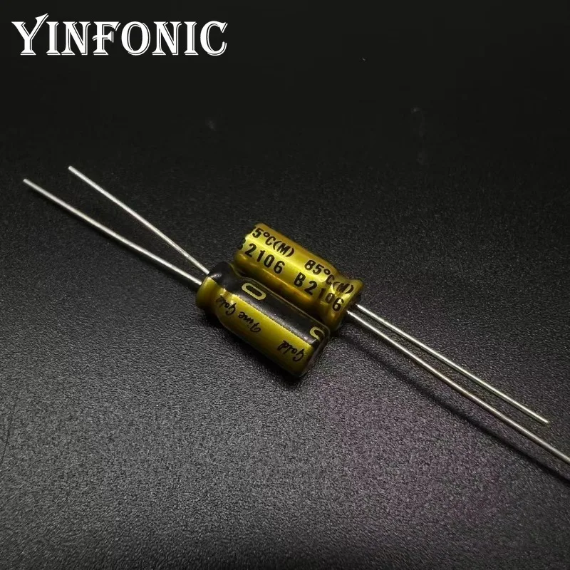 10 Teile/los Nichicon FG Serie Feines Gold 85 ° C-Kondensator, 50 V, 0,1 uF ~ 0,47 uF, 100 V, 0,1 uF ~ 4,7 uF, 5 x 11 mm, hochwertiger HiFi-Audiokondensator