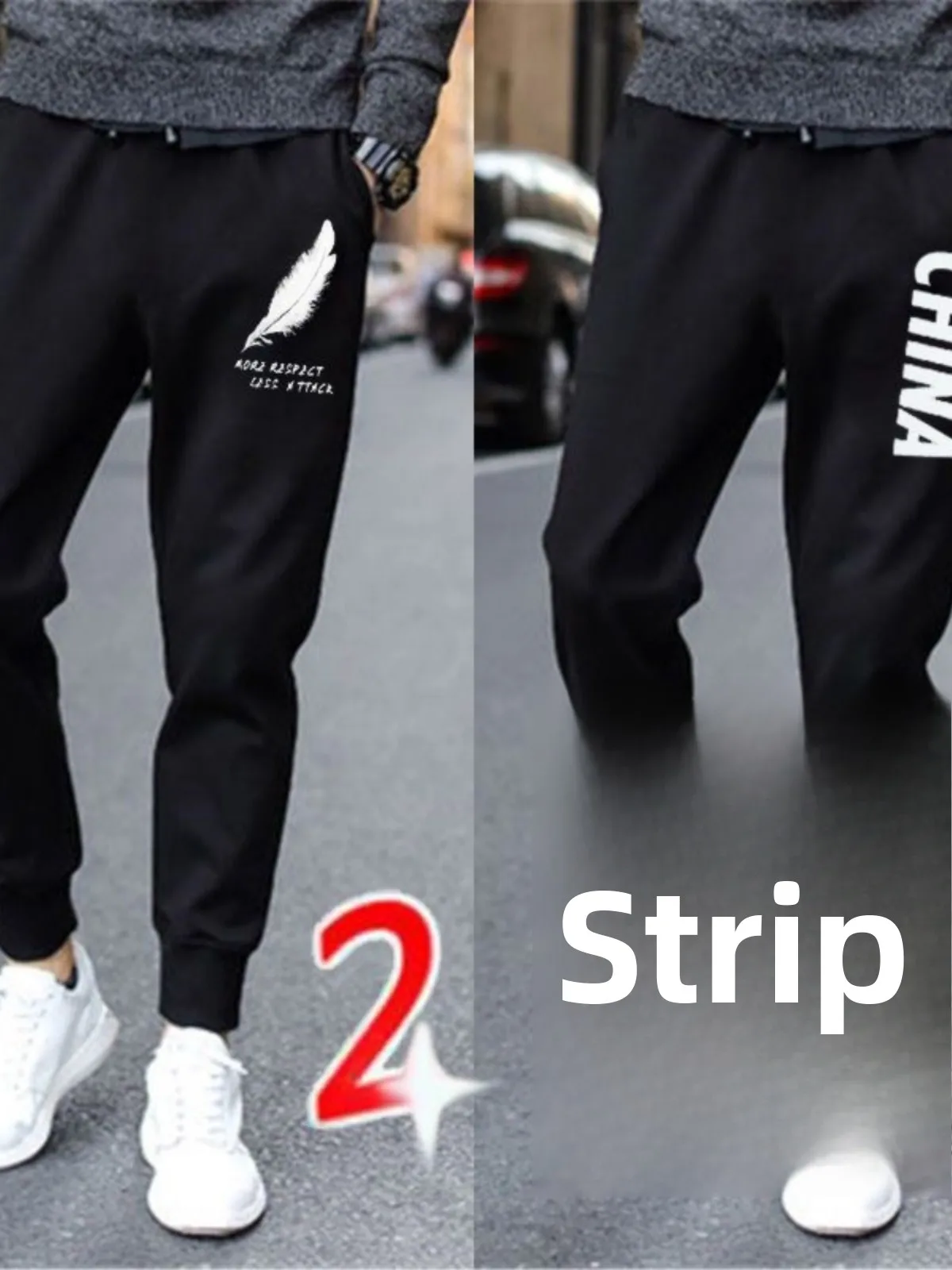 بالإضافة إلى حجم السراويل الرياضية للرجال Bla فضفاضة رقيقة العمل السراويل عارضة زائد حجم كو جاف السراويل الطويلة مستقيم الساق منتصف الخصر