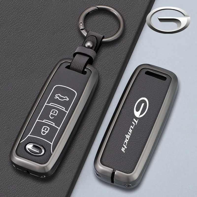 

3 Buttons Car Key Case Cover Fob For GAC Trumpchi GS4 GS5 GA3 GS3 GA5 GA4 GE3 GA8 Metal Protection Shell Accessories