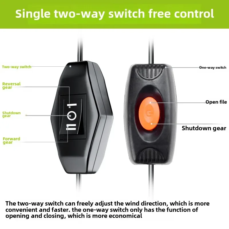 220V Powerful Kitchen Double Fans Commercial Exhaust Extractor Ventilation Oil Smoke Machine