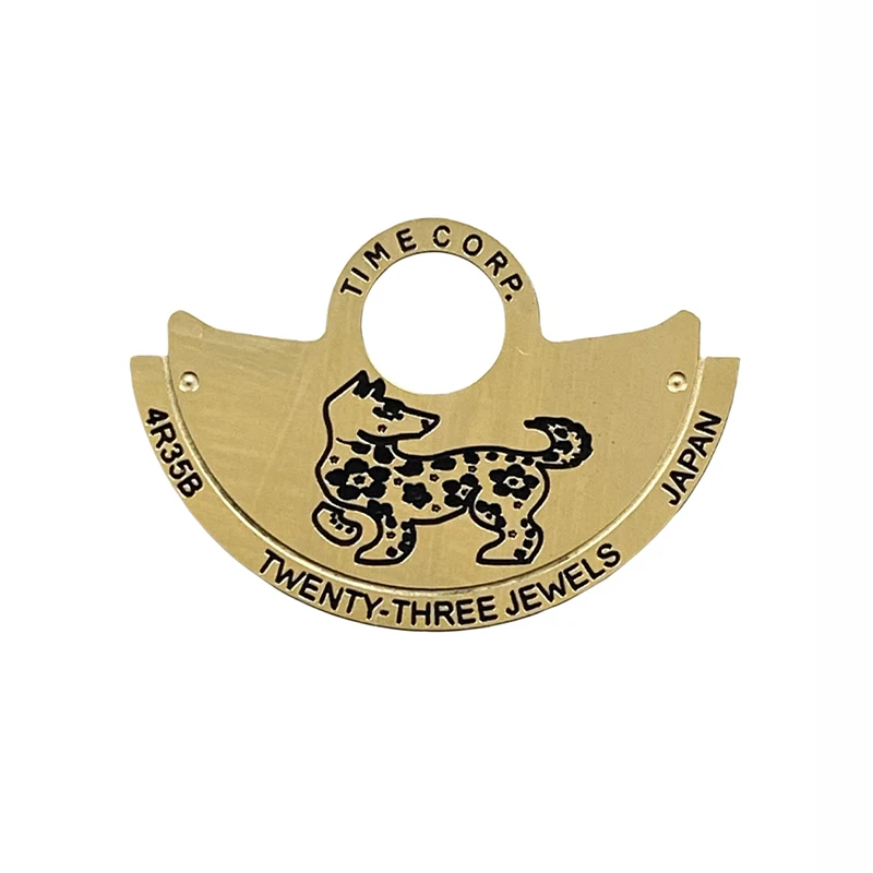 모드 골든 NH35 NH36 무브먼트 해머 로터 메탈 패치 NH34 4R35 4R36 NH35 NH36 무브먼트 SKX007 SRPD 시계 무브먼트 수리 부품