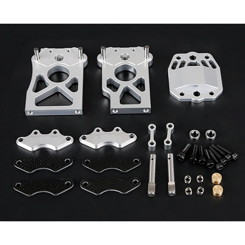 New Upgrade Metal Differential Bracket Assembly Kit For 1/5 Rofun LT LOSI 5IVE-T Truck Spare Toys Parts