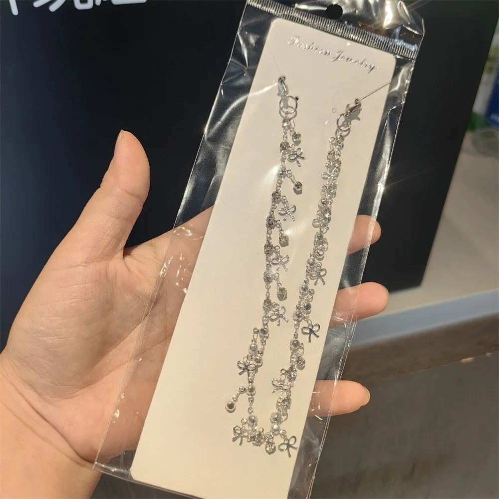 

1PC Bowknot Butterfly Pendant Handmade Shoes Clip Pearl Rhinestone Elegant Charm Shoe Buckle Decoration Bag Pendant Women