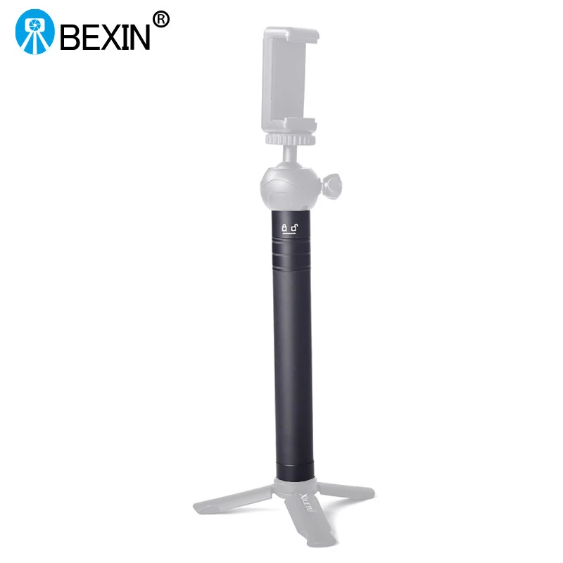 BEXIN P275A Selfie Stick 1/4 Screw Handheld Stabilizer Adapter Adjustable Tripod Monopod Mount Extension Rod for DSLR Camera