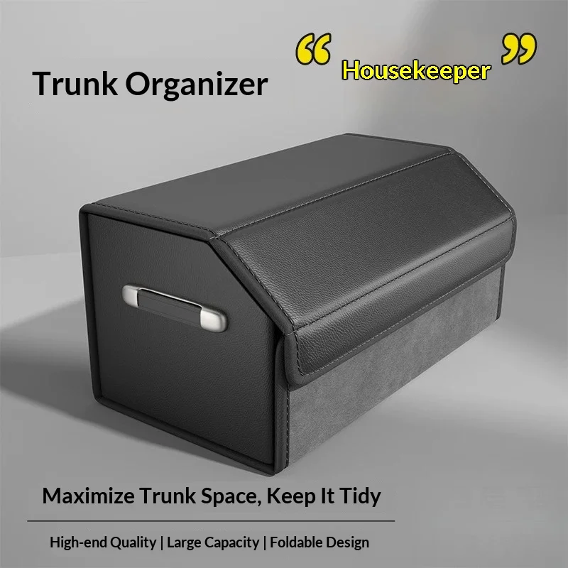 

Car Interior Accessories Foldable Multi Compartment Trunk Organizer Vehicle Rear Storage Container Storage Box