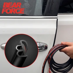 Car Door Seal Strip Rubber Double Layer Sealing Sticker Soundproof Dustproof Weather Stripping Universal for Car Door Body Trunk