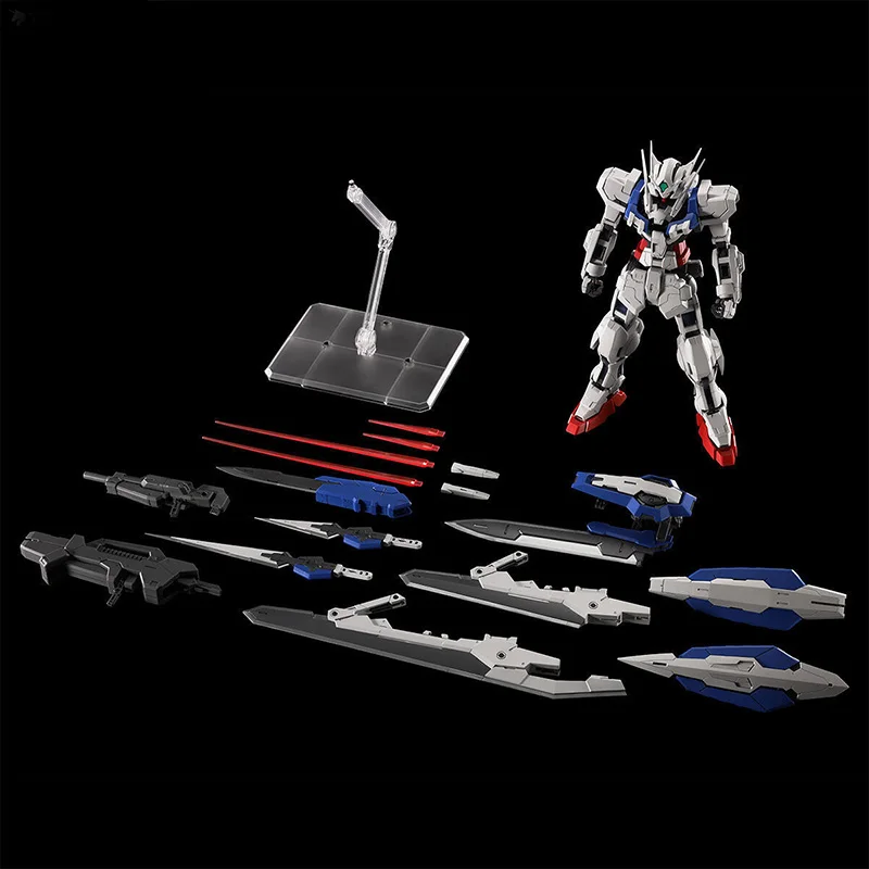 Bandai-Kit de modelo Gundam MG Astraea Proto GN, figura de Anime de doble hoja ancha, Kit de construcción de Gunpla, figuras de acción de Gundam, juguetes de regalo