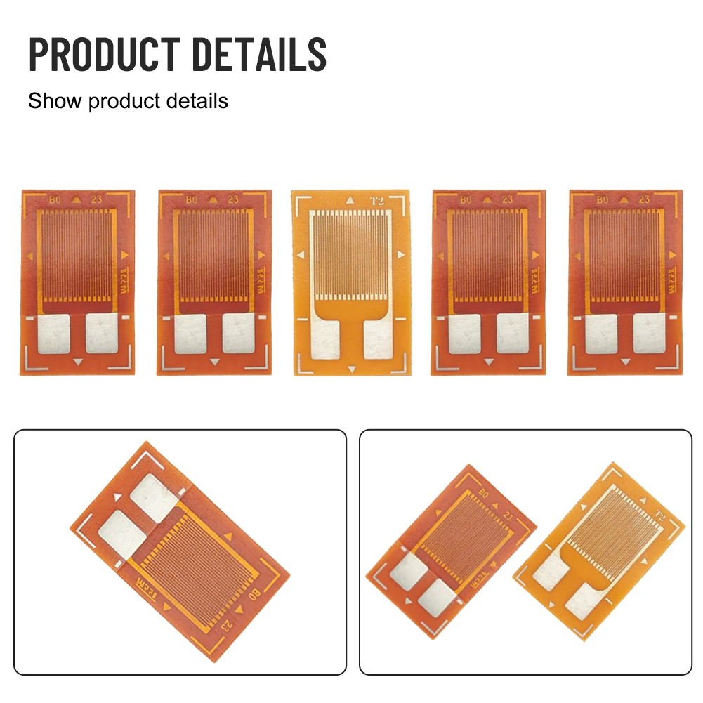 5 Pcs BF350-3AA Resistance Strain Gauge 350 Ohm Pressure Sensor For Industrial Testing And Student Experiment Supplies