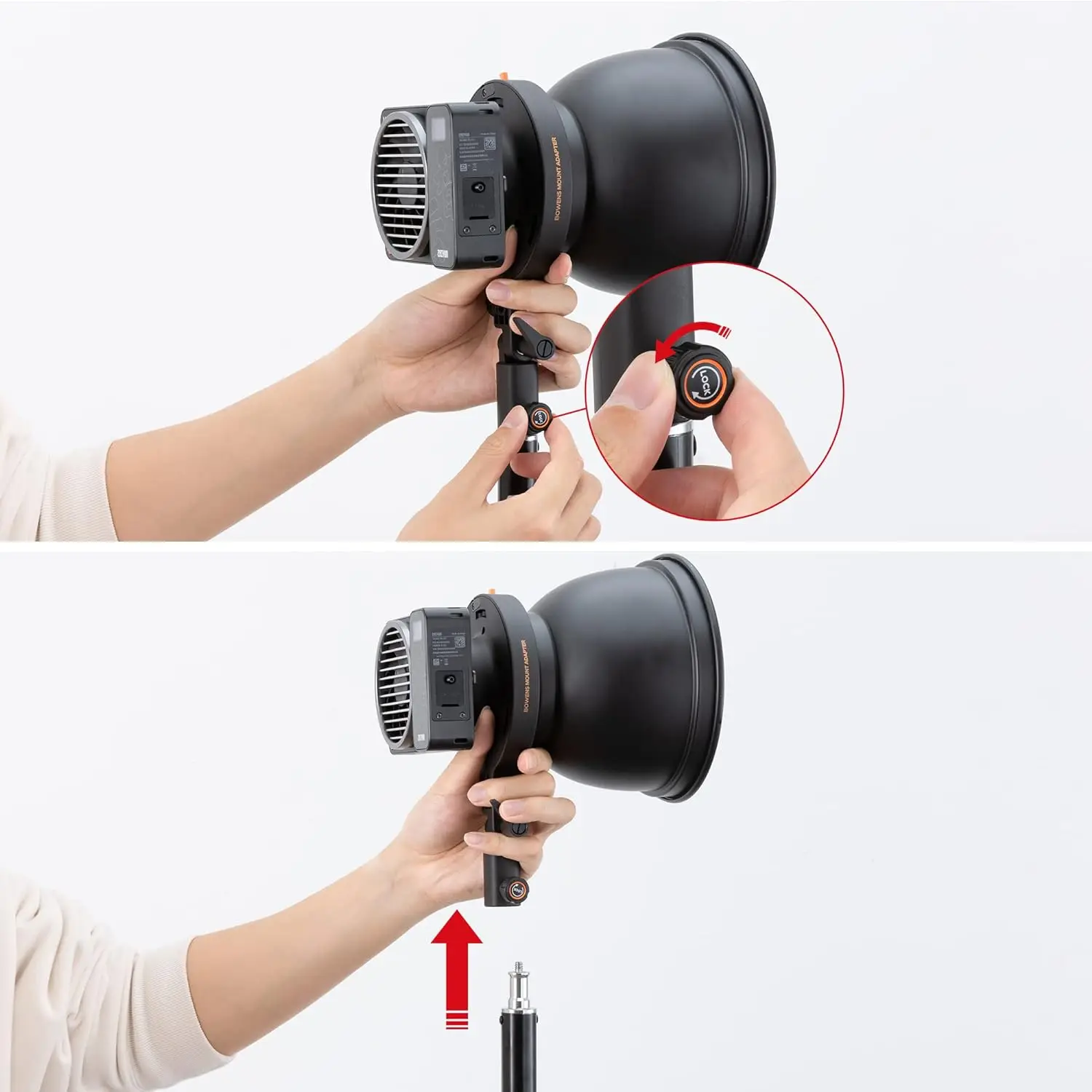 ZHIYUN Bowens Mount Adapter B with ZY Mount for X100 Light
