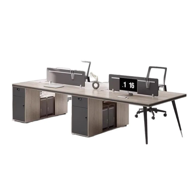 Staff Office Desk Chair Combination Card Seat Staff Seat Office Screen Workstation Computer Desk