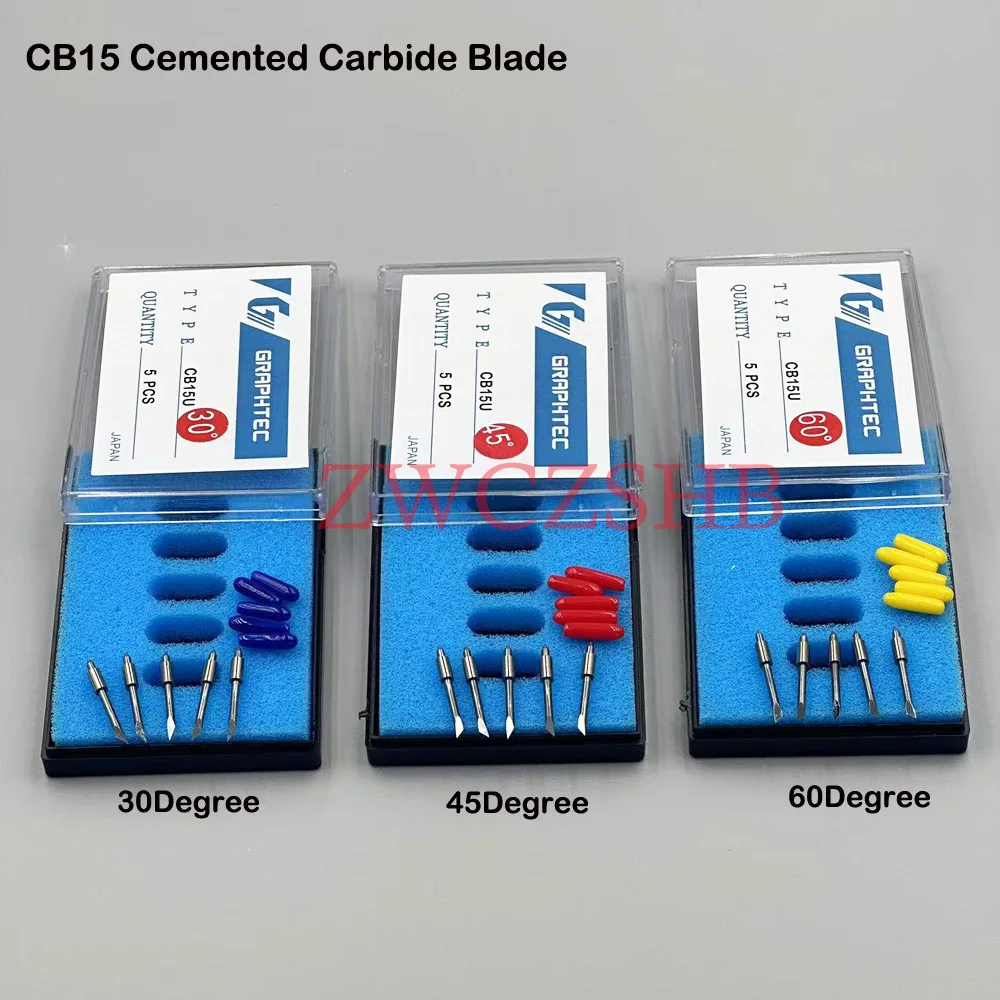 5PCS Für Graphtec CE5000 CE3000 CE6000 Schneiden Plotter CB09 CB15 Messer Klinge CB09UA-5 CB15UA-5 Hartmetall Klinge Messer – Detail 7