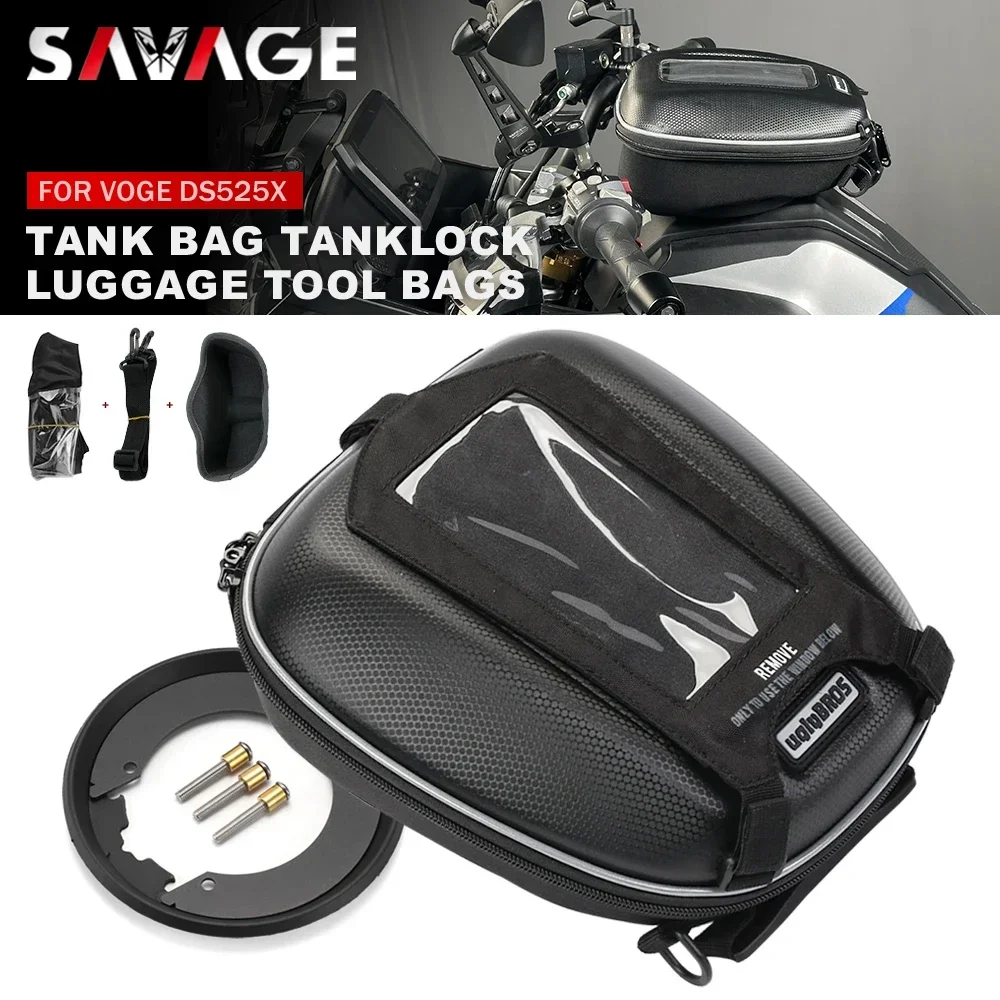 

525 900 DSX DS900X Tank Bag Tanklock For VOGE DS525X Valico 525DSX 2023 2024 Motorcycle Racing Luggage Backpack Saddle Tool Bag