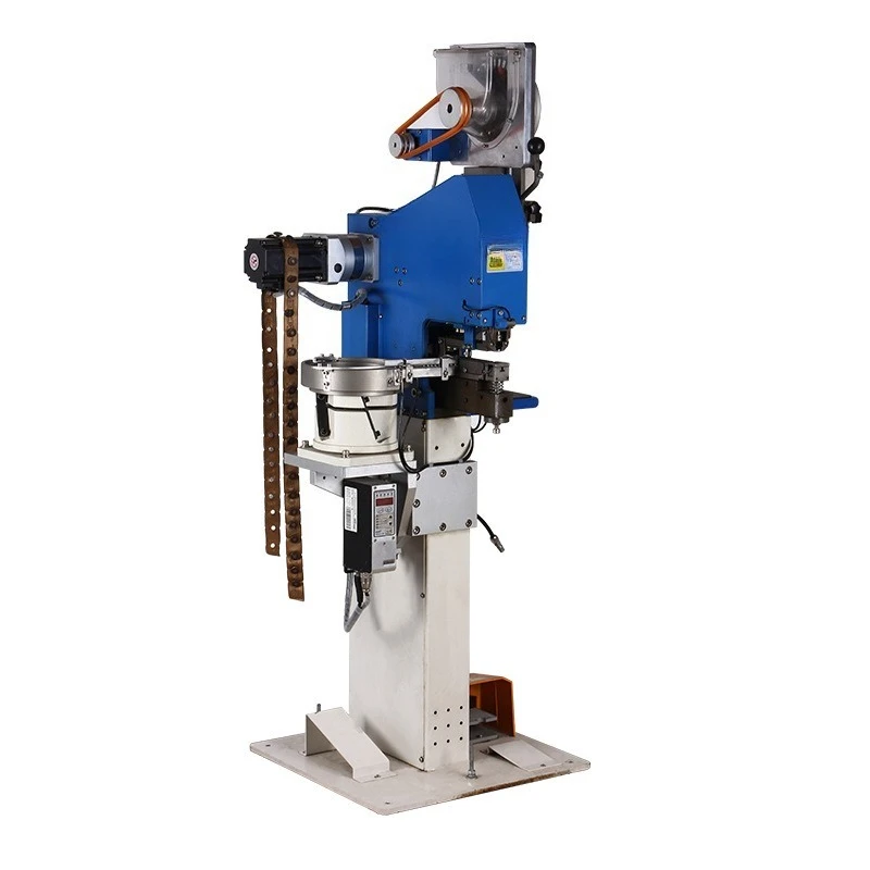 Automatic Button Attaching Machine for Clothing Factories High Speed Snap Rivet Eyelet Button Punching Machine