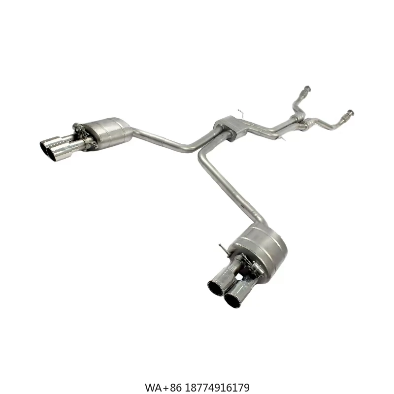 

OEM Catback Exhaust Systems for S4/S5 B8 3.0T 2013-2019 Performance 304 Stainless Steel Racing Car Exhaust Pipe Muffler