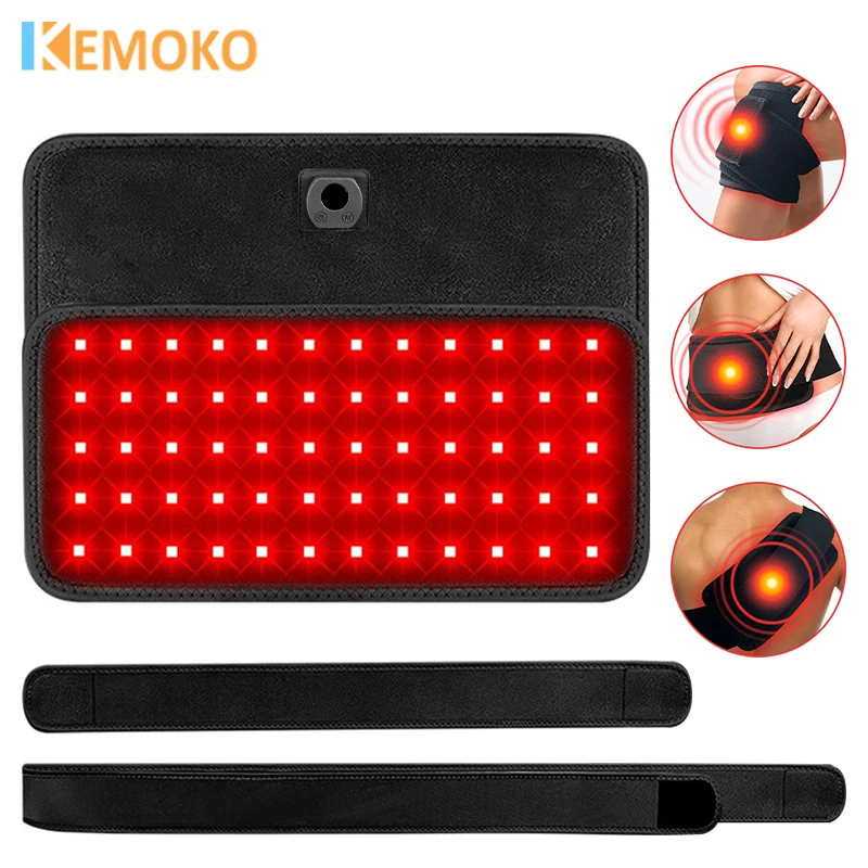 

Инфракрасный светодиодный пояс Красный свет с подогревом талии Массажный пояс Pad Поясничный массажер для спины и талии Здравоохранение для ног, плеч, тела