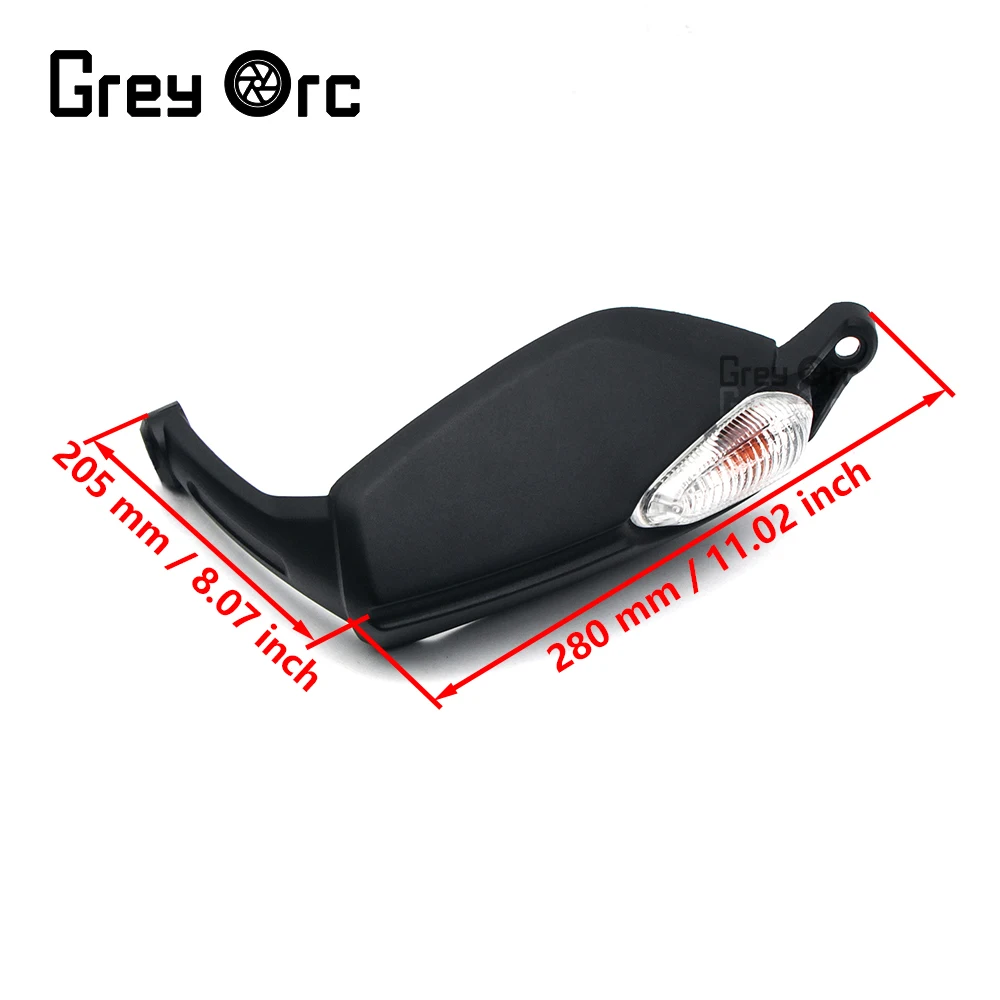Motorcycle Hand Guard With Light Handlebar For Ducati Hypermotard 820 821 2013 - 2015 Hyperstrada 820 821 2014 Handguard - Image 5