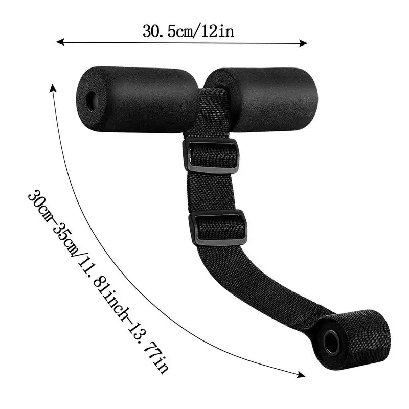 Nordic Hamstring Curl Strap Weight Lifting Sit Up Exercise Equipment Portable Ab Exercise For Nordic Curl Spanish Squats Sit-ups