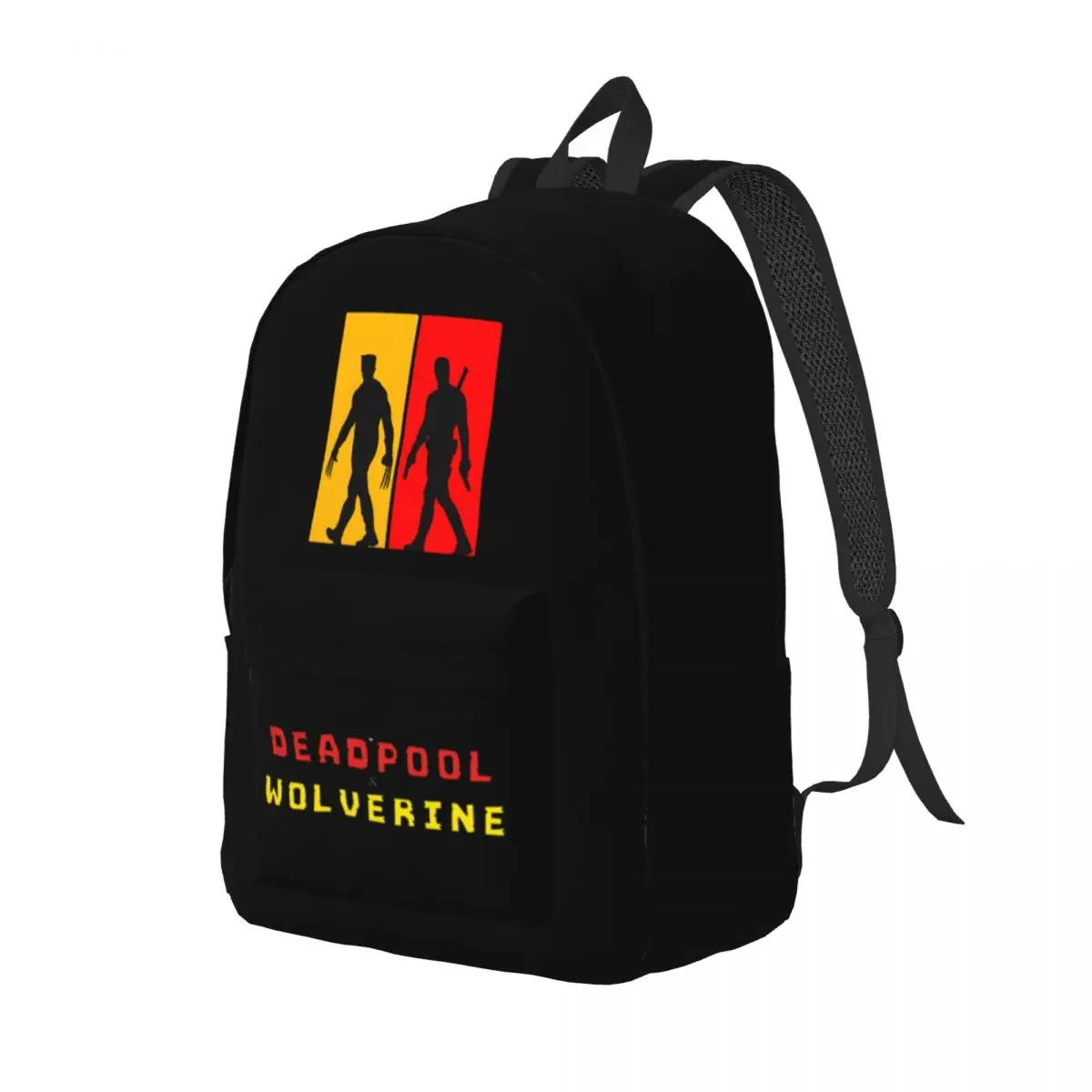 Bookbag Heroic Entry Sturdy Shoulder Marvel Deadpool Wolverine Film Boys Birthday Gift Personalised Knapsack Outdoor