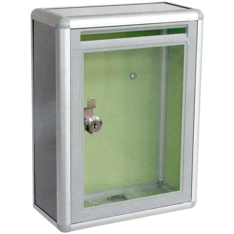 FEDI-Proposal Box Small Lockable Proposal Box Metal Proposal Box Wall Mounted Home Office With Lock And Key