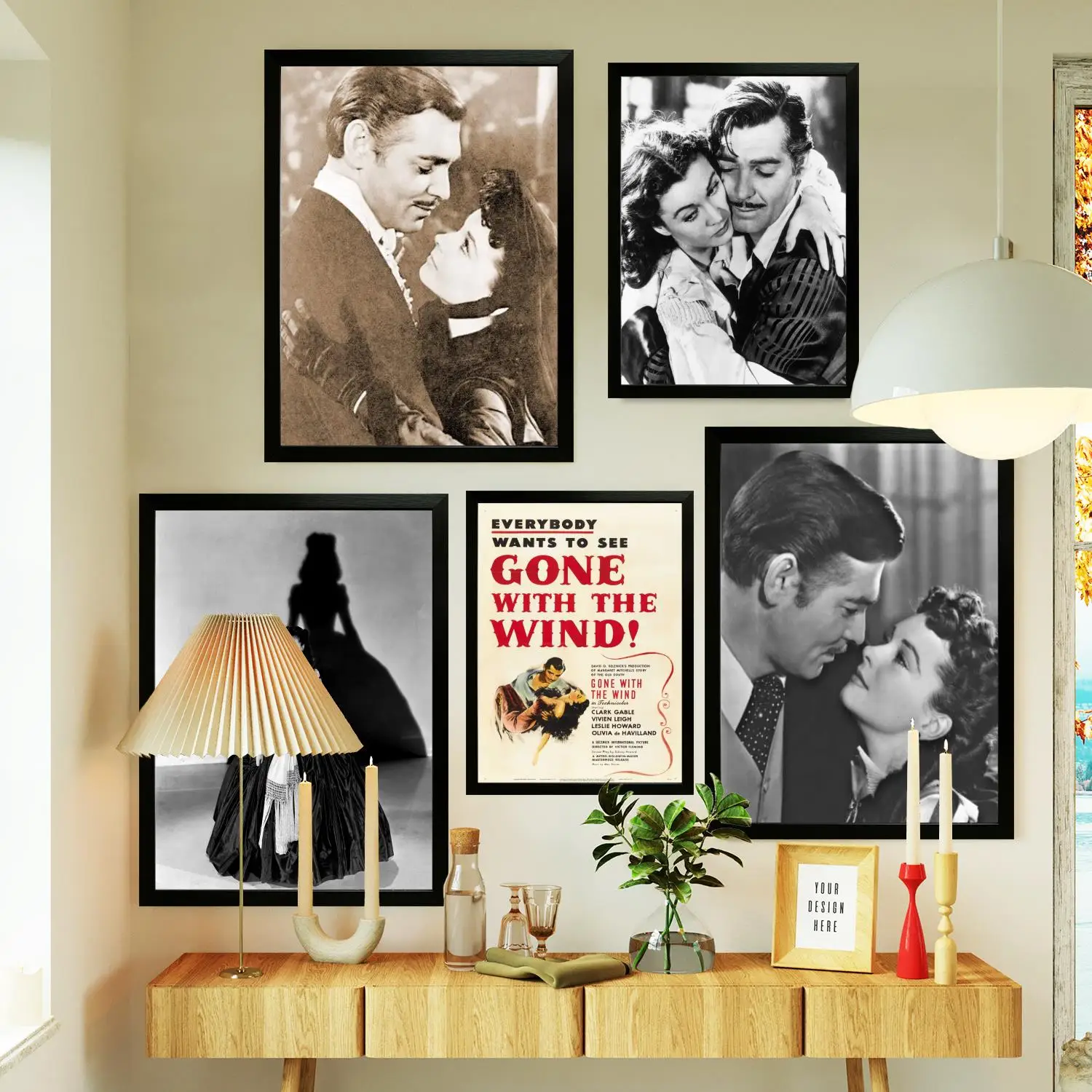 gone with the wind Poster Prints Wall Art Canvas Painting Poster For Modern Family Living Room Home Decor