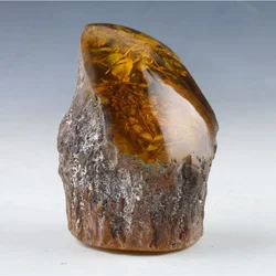 Natural Amber Statue w Scorpions