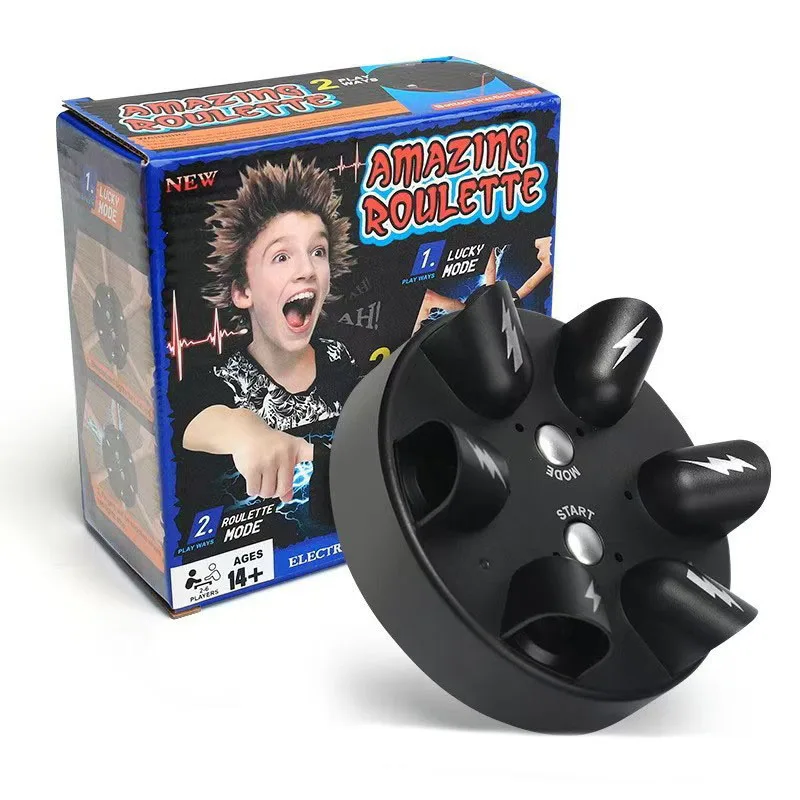 Party Reaction Tester Game, Fun Electric Shock Prank Toy, 6-Player Interactive for Family Friends Gathering