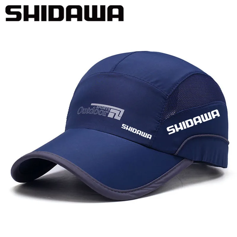 New Summer Men\'s Breathable Fishing Sun Hat Baseball Cap Outdoor Sports Hiking Camping Adjustable Sunscreen Sunshade Fishing Hat