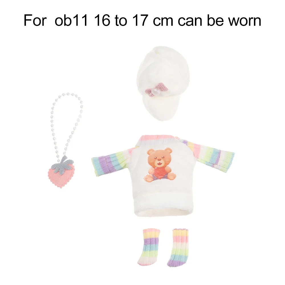 ใหม่10ซม.Ob11ตุ๊กตา Kawaii กระเป๋าตุ๊กตาเสื้อผ้าชุด Surprise 1/12 Bjd ตุ๊กตาการกระทำรูปของเล่นสำหรับสาวของขวัญ