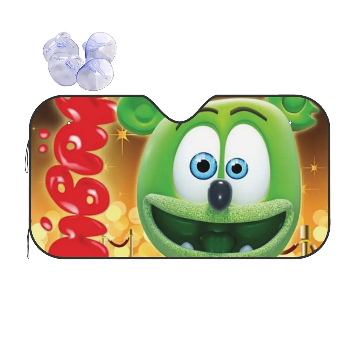 

Gummibar (The Gummy Bear) Redcarpet Sunshade Windscreen Car Front Windshield Window Sun Visor Accessories Covers