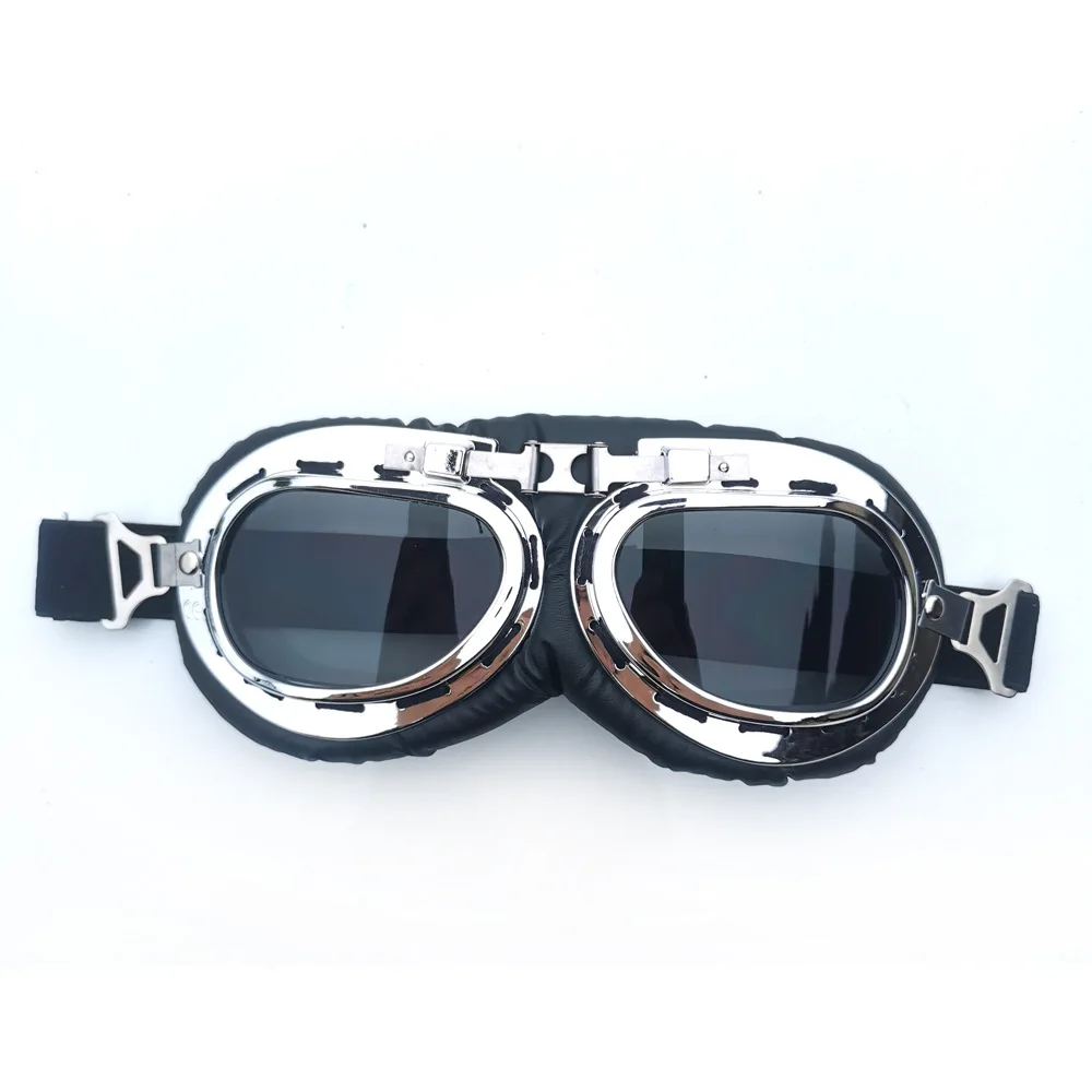 1pc Vintage Helm brille Motorrad brille Fahrrad Motor cross Pilot brille