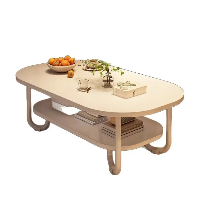 

Журнальный столик для небольшой квартиры, гостиной, бытовой стол, простой аренда дома с кремовой ветровой спальни