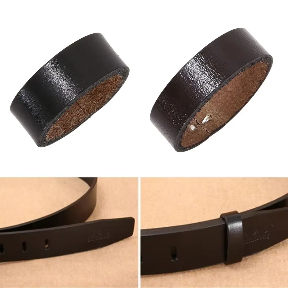 Waist Belt DIY Components Universal Waist Belt Loop Genuine Leather DIY Waist Belt Link Loop Buckle Retainer Keeper Teenager