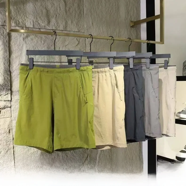 Outdoor Men's Running Shorts Quick Dry Straight Leg Five-Point Pants Sporty Casual High-End Summer Fashionable Shorts