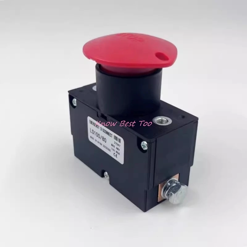 1PCS Electric Vehicle Forklift Emergency Stop Switch LS100/80 48V 80A