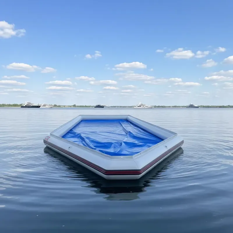PVC Inflatable Boat for Surfing and Dry Docking Jetski Use for Sale Portable Inflatable Dry Dock for Boats Lightweight Sturdy