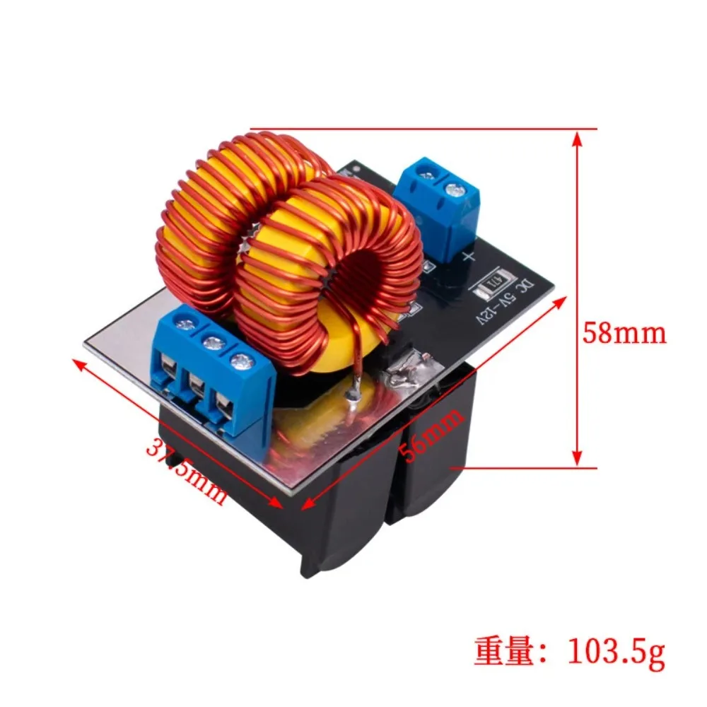 DC 5-12V Mini ZVS Low Voltage Induction Heating Power Supply Module Induction Heating board for induction Heating with Coil