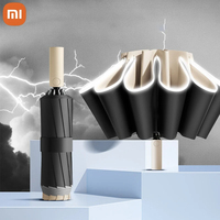 Xiaomi Strong Reverse Automatic Umbrella Reinforced Three-fold Business Large Folding Wholesale Sunny and Rainy Dual-use Parasol